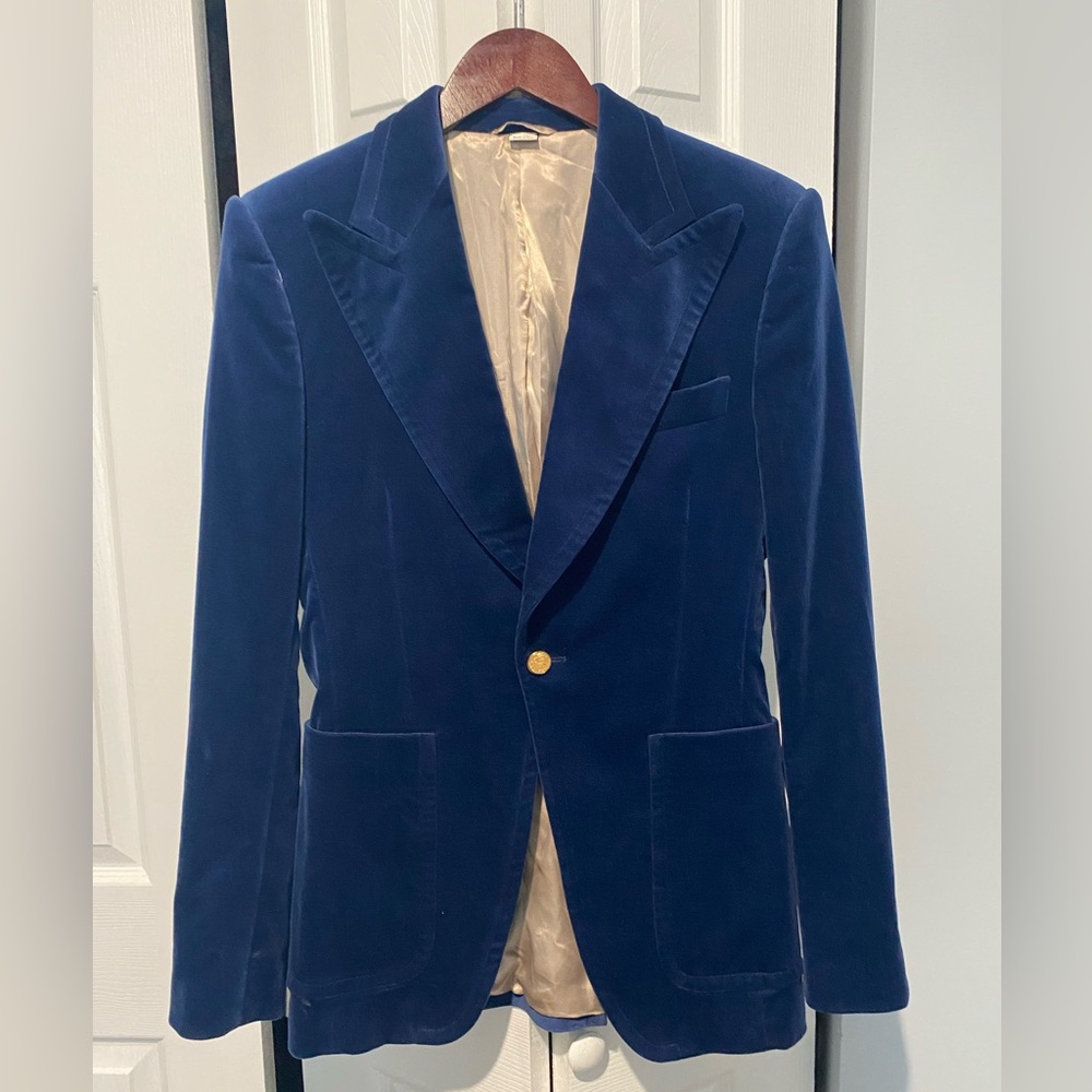 Royal Blue Gucci Blazer